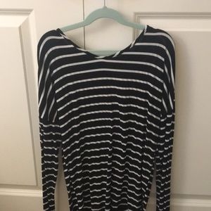 Never worn black and white blouse